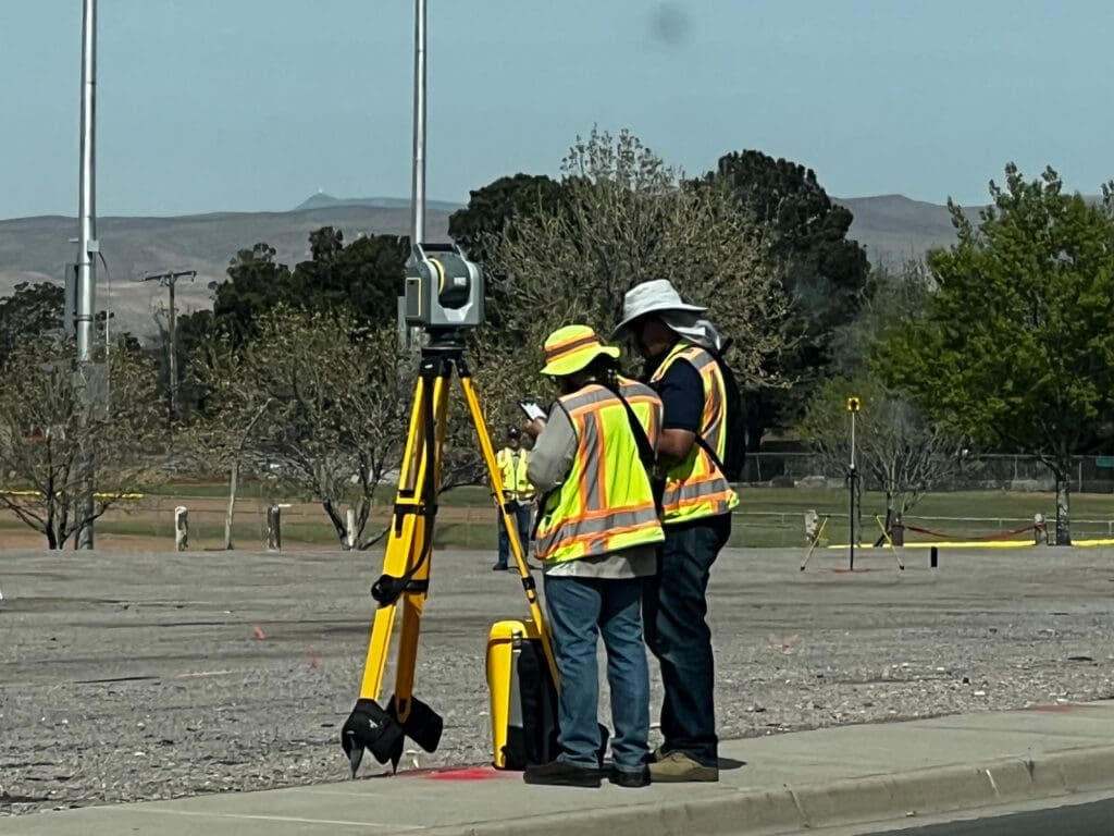 Survey Crew taking measurements