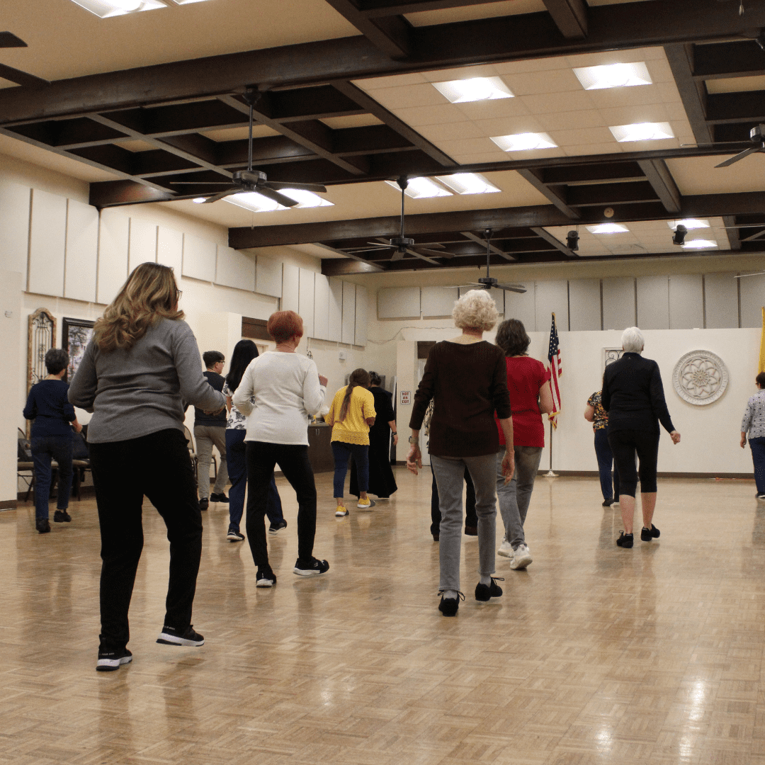 Seniors dancing at Munson Senior Center