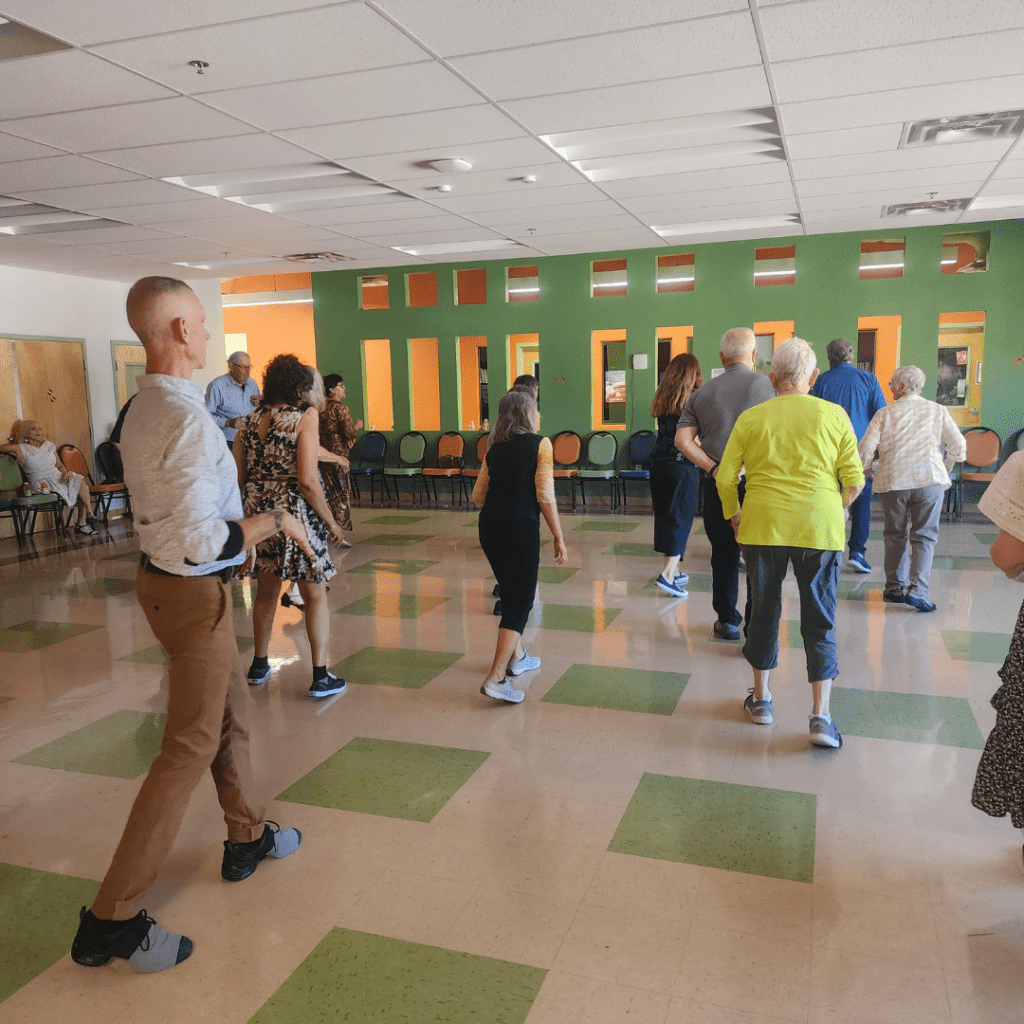 Seniors Line Dancing