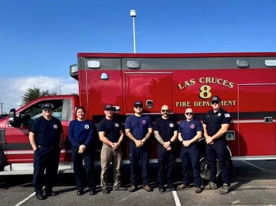 Seven members of the swift water rescue team