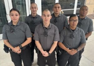 Six police cadets