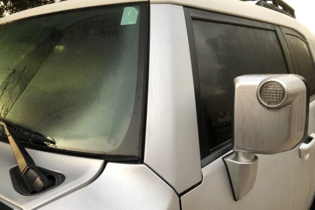 Vheicle defrosting