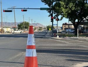 Intersection of Solano and Spruce.