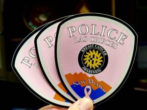 photo of breast cancer window decals
