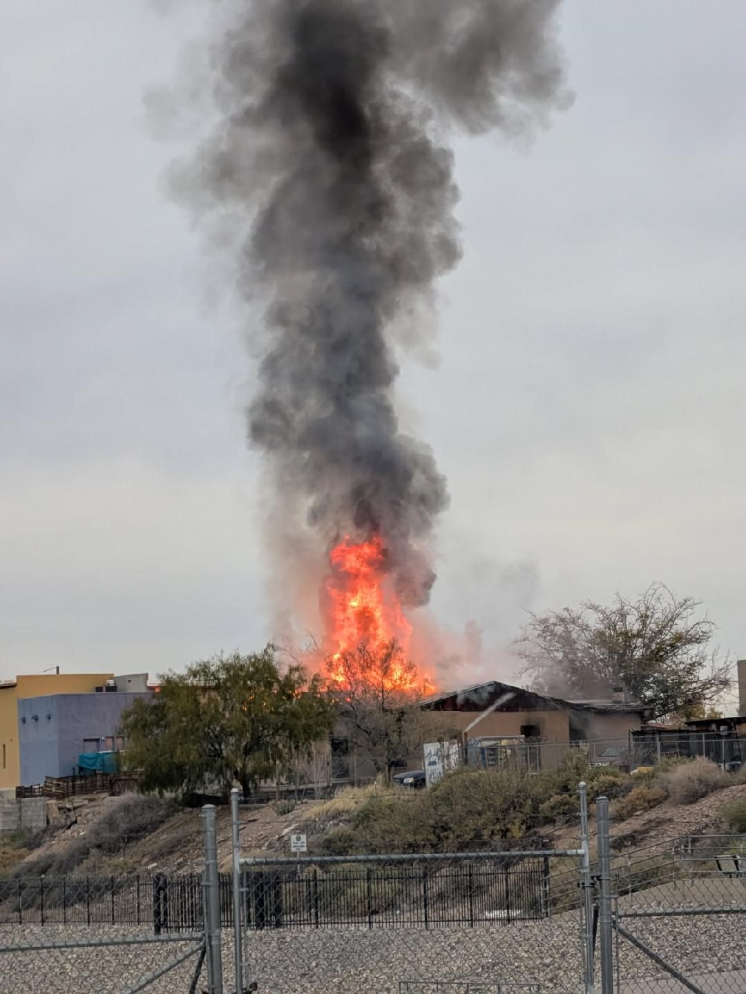 Fire Damages Vacant Home on N. Campo St. - The City of Las Cruces