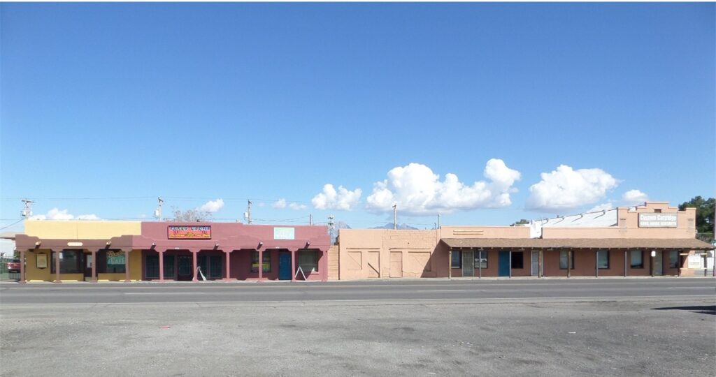 Mesilla Park Main Street Commercial Shops at 3200 South Main Street.