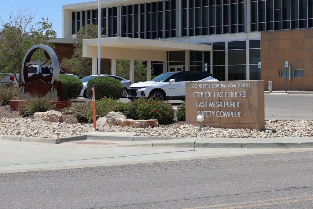 Exterior of the East Mesa Public Safety Complex in Las Cruces.