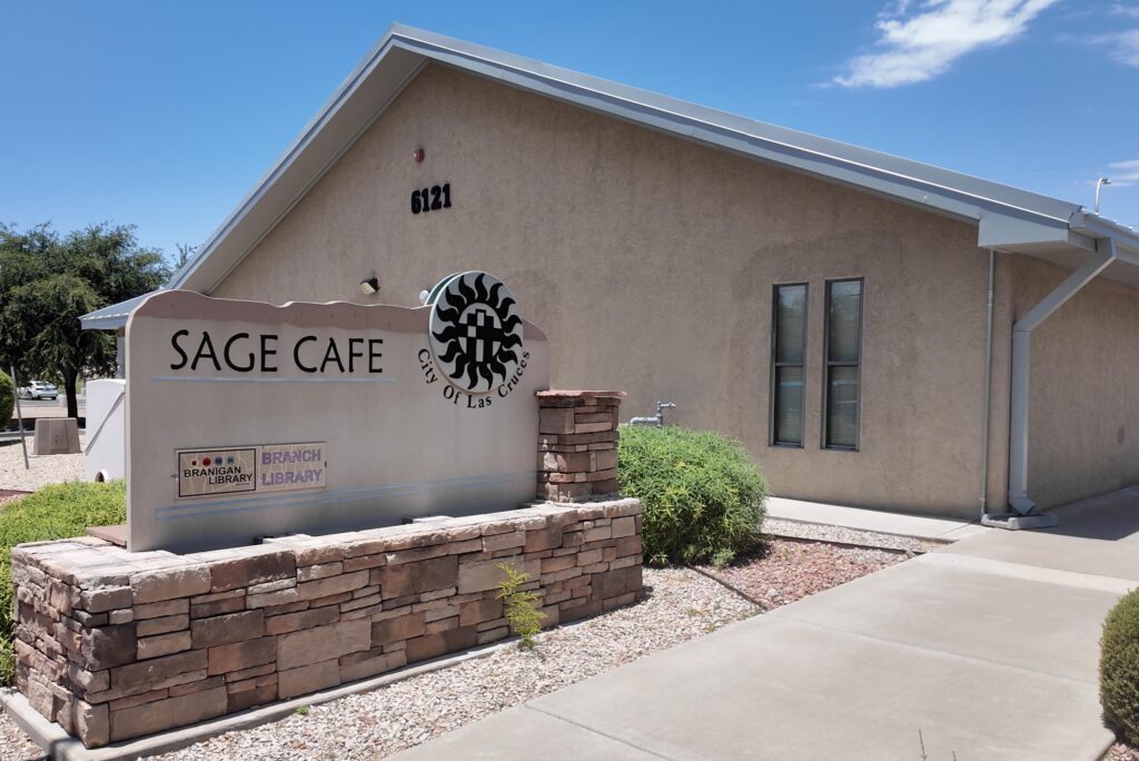 Exterior of Sage Cafe in Las Cruces