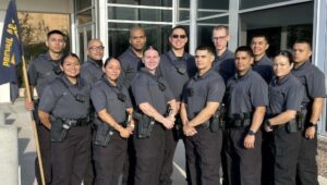 Las Cruces Police Cadets standing together.
