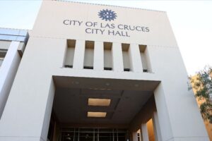 Front of City Hall.