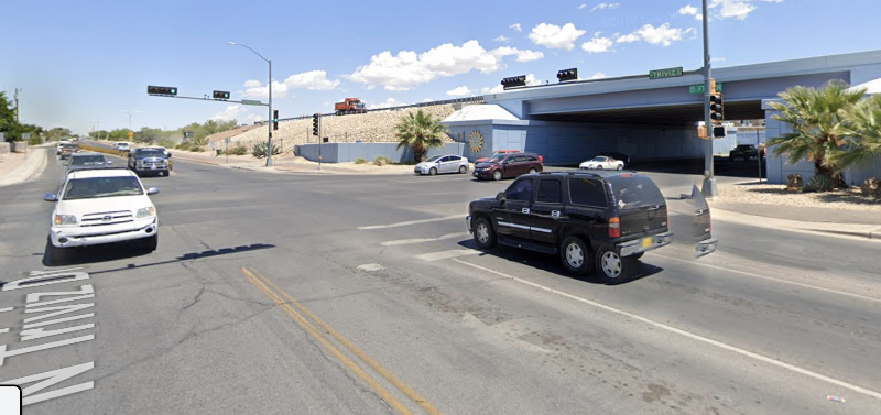 Intersection of Spruce and Triviz.