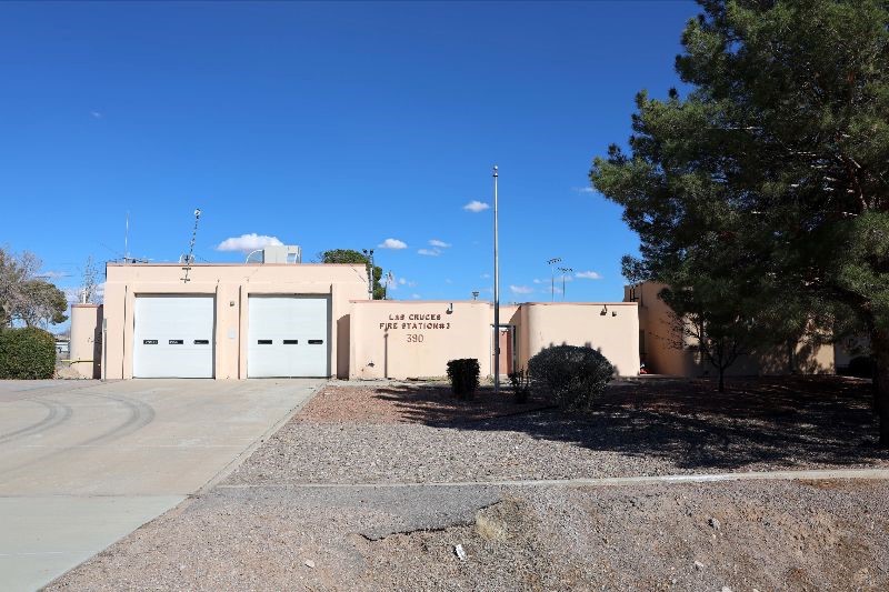Front view of the old Fire Station #3