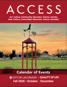 Front cover of ACCESS magazine. Labeled Calendar of Events Fall 2026 October through December.